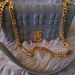 BURBERRY Lola small quilted shoulder bag